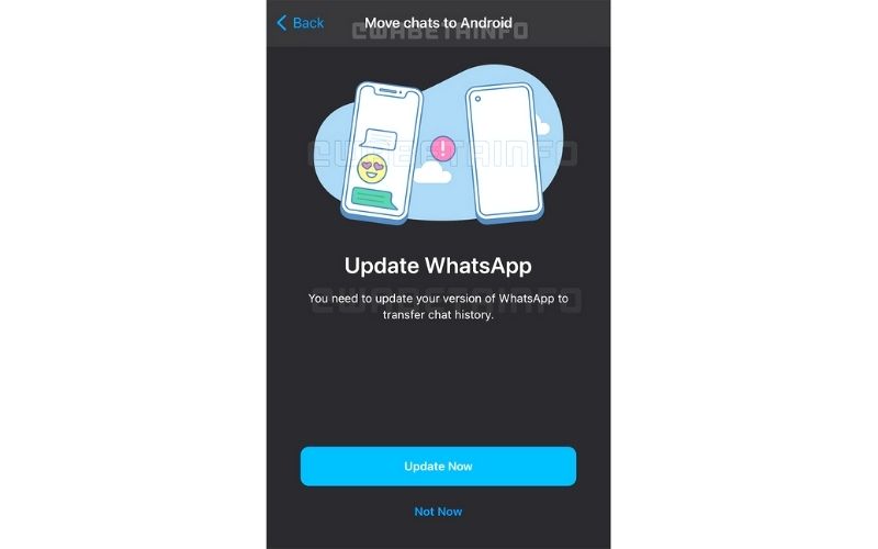 La transferencia del historial de chats entre iOS y Android en WhatsApp